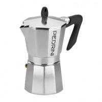 PEDRINI MOKA POT 6 CUPS SİYAH KULPLU