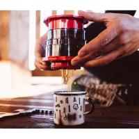 Cafflano Kompact Manuel Kahve Demleyici Kırmızı