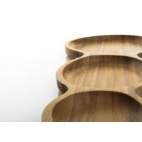 Arangini Bambu 3 Bölmeli Çerezlik 35x16x1,6 cm Bambum B2499