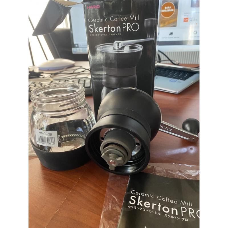 HARIO SKERTON PRO SERAMİK KAHVE DEĞİRMENİ EL DEĞİRMENİ 423.73 TL + KDV