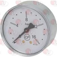 La Cimbali CF Pompa Basınç Göstergesi  - CF Manometer For Pump ø 62 Mm 0/16 Bar
