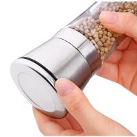 METAL KAPAKLI SERAMIK BIÇAKLI BAHARAT/TUZ DEĞİRMENİ 2 Lİ