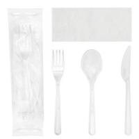 SET.3504 Elite Set Çatal + Bıçak + Kaşık + Peçete ( Koli İçi Adet 250 )