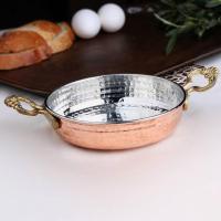 Tazzo Bakır Sahan 15 cm Kalın Bambum EX05