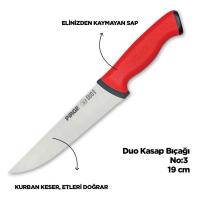 Duo Profesyonel Kasap Kurban Bıçak Seti, 5'Li Çantalı