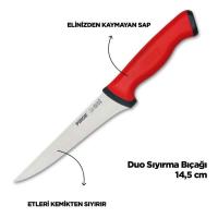 Duo Profesyonel Kasap Kurban Bıçak Seti, 5'Li Çantalı