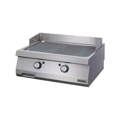  Öztiryakiler 7864.N1.80703.11 Grill Plate Set Üstü 700 Seri Elektrikli Oluklu 80x70x30