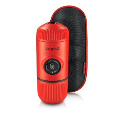 WACACO NANOPRESSO MANUEL ESPRESSO MAKİNESİ LAV KIRMIZISI