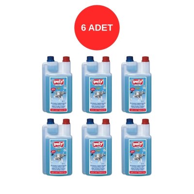 Puly Milk 1000 ml Espresso Makinesi Sıvı Temizleyicisi 6'lı 