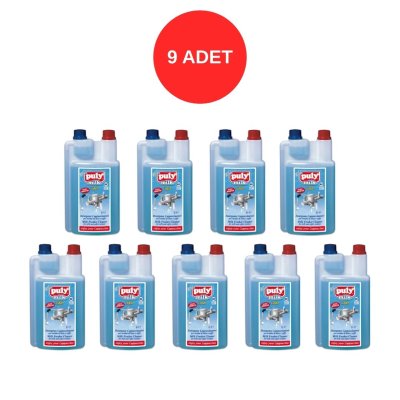 Puly Milk 1000 ml Espresso Makinesi Sıvı Temizleyicisi 9'lu 