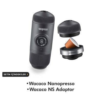 Horecamark Wacaco Nanopresso Avantajlı SET 4 Nanopresso ve NS Adaptör