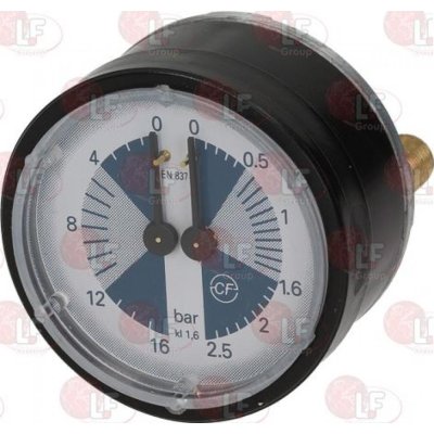 La Cimbali Kazan Pompası Basınç Göstergesi - Boiler Pump Pressure Gauge ø 62 mm