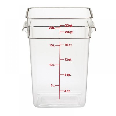 Cambro Camsquare Saklama Kabı, 20.8 L