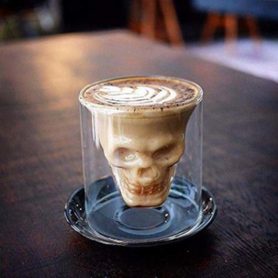 ESCOBARİSTA KURU KAFA TEMALI SKULL BARDAK 250 CL