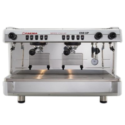 Faema E98 UP A/2 Tall Cup Full Otomatik Espresso Kahve Makinesi, 2 Gruplu, Beyaz