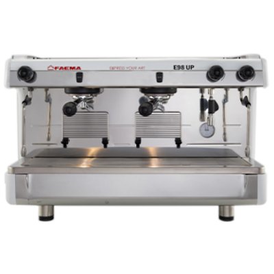 Faema E98 UP S/2 Tall Cup Yarı Otomatik Espresso Kahve Makinesi, 2 Gruplu, Beyaz