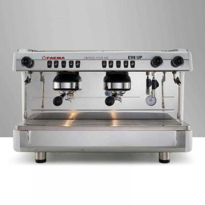 Faema E98 UP A/2 Full Otomatik Espresso Kahve Makinesi, 2 Gruplu, Beyaz