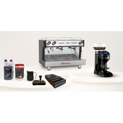 HORECAMARK CAFE SET MSX Kafe Ekipman Seti Mypresso Q2 TC Espresso Makinesi Otomatik Değirmen Barista Set Temizlik Set