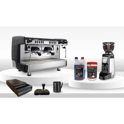 HORECAMARK CAFE SET UP2X Kafe Ekipman Seti La Cimbali M23 UP Espresso Makinesi La Cimbali Enea OD Otomatik Değirmen Barista Set Temizlik Set