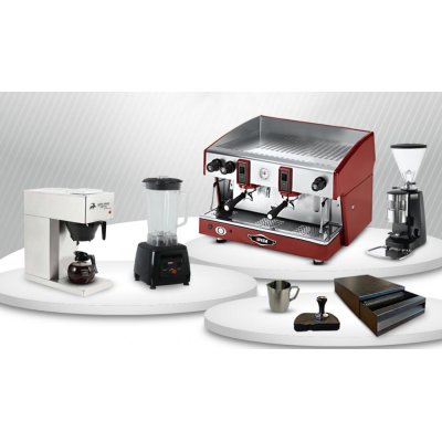 HORECAMARK CAFE SET WAXF Kafe Ekipman Seti Wega Atlas 2 Gruplu Espresso Makinesi Yarı Otomatik Mazzer Manuel Değirmen Bar Blender Filtre Kahve Makinesi Barista Set