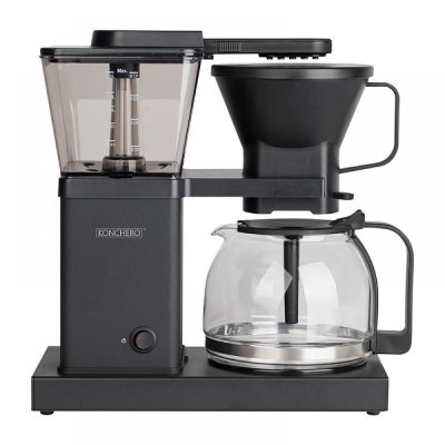 Konchero PRECISO ALU Filtre Kahve Makinesi, Duşlama Sistemli, Siyah