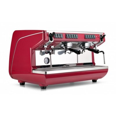 Nuova Simonelli Appia Life Tall Cup Tam Otomatik Espresso Kahve Makinesi, 2 Gruplu, Kırmızı