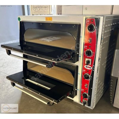 PİZZA FIRINI GMG 6262 DE ÇİFT KATLI ELEKTRİKLİ