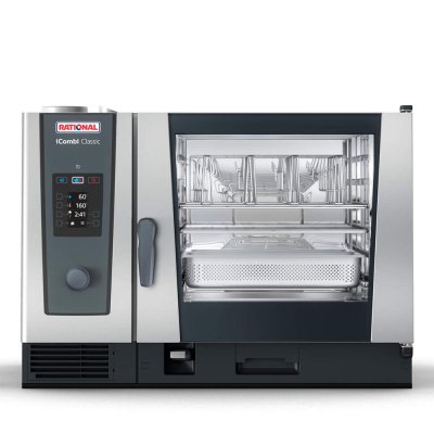 Rational iCombi® Classic 6 Tepsi 2/1 GN Gazlı Kombi Fırın