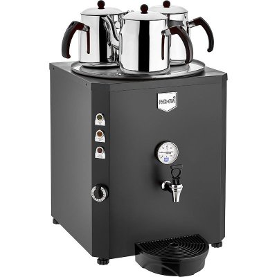 Remta Jumbo Elektrikli Çay Makinesi 3 Demlikli Şamandıralı 40 lt DE10S