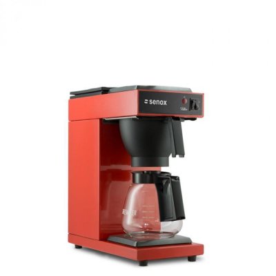 Senox Coffeedio Filtre Kahve Makinesi, 1.8 L Kırmızı