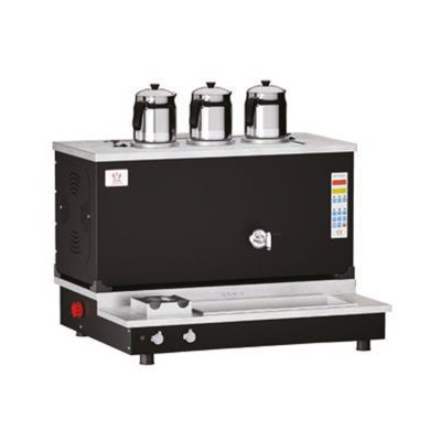 Anka BPPO-S3 Black Pro Plus Hibrit Smart Çay Makinesi 30 Litre Gaz + Elektrik