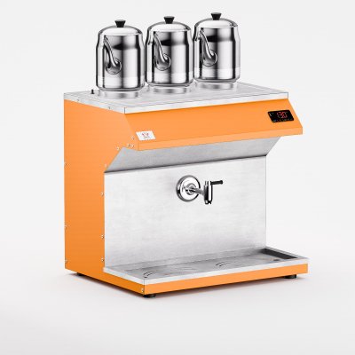 Anka Pro Chef Çay Makinesi, 3 Demlikli, 25 Litre, Turuncu