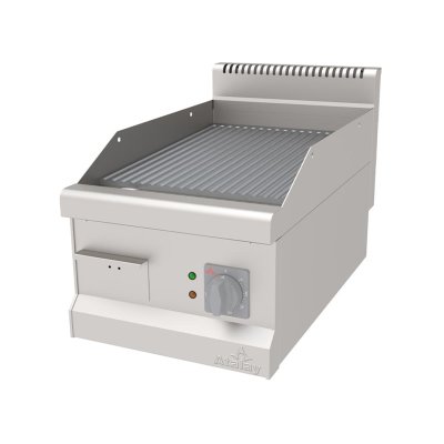 Atalay AEI-473-N 730 Seri Set Üstü Nervürlü Pleyt Izgara, 40x73x30 cm, Elektrikli
