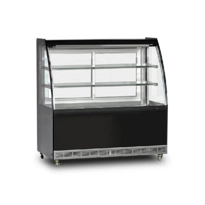 Dampak Isıtmalı Bombe Camlı Teşhir Dolabı 100x70x130 cm 350 Lt