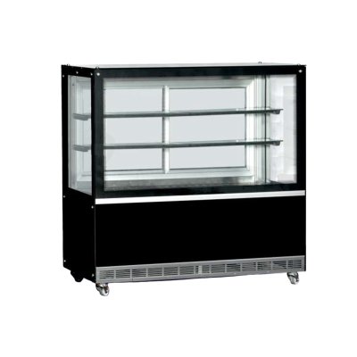 Dampak Isıtmalı Düz Camlı Teşhir Dolabı 130x70x130 cm 555 Lt