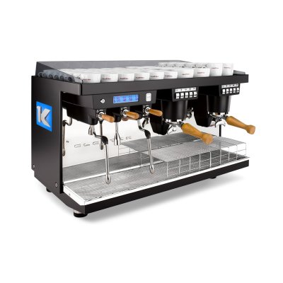 Elektra K-UP 2B Tam Otomatik Espresso Kahve Makinesi, 2 Gruplu, İnci Siyah