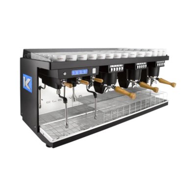 Elektra K-UP 3B Tam Otomatik Espresso Kahve Makinesi, 3 Gruplu, İnci Siyah