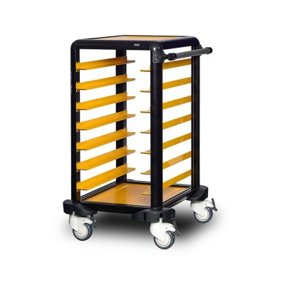 Gastrolley 75 Tekli Servis Tepsi Arabası, Etrafı Açık, 57x71x99 cm