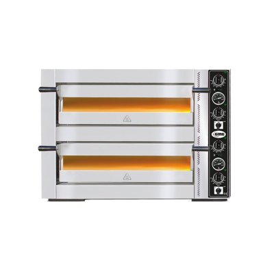 GMG Bello Serisi PE 44 DE Pizza Fırını 4+4 Tepsi Kapasiteli