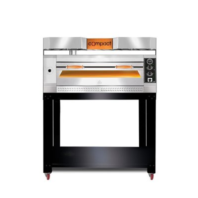 GMG PCS 9262 E Compact S Serisi Tek Katlı Taş Tabanlı Pizza Fırını, Alt Tezgahlı Ø 30 cm 6 Adet Tepsi Kapasiteli