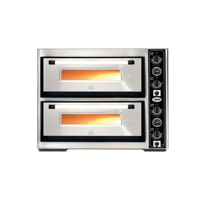 GMG PF 7070 DE-T (Termometreli) Ø 34cm 4+4 Adet Tepsi Kapasiteli Pizza Fırını