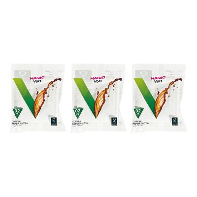 Hario VCF-02-100W V60 02 Dripper Filtresi (100 adet) 3’lü Paket