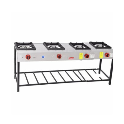 Himaksan  HMK-LKY-4 4 Lü Uzun Lokanta Ocağı Gazlı ve Lpg Li 192X47X70 Cm
