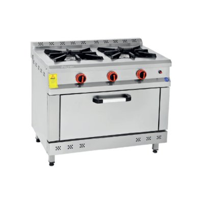 Himaksan KZG-1060 CE 2+1 Fırınlı Gazlı Kuzine 