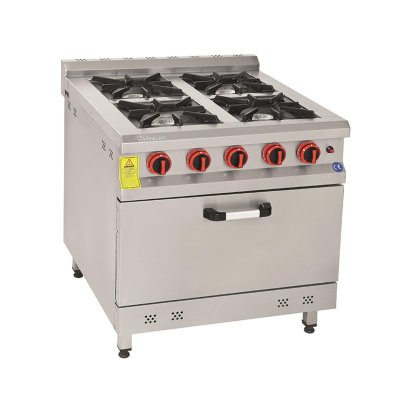 Himaksan KZG-880 CE 4+1 Fırın Gazlı Kuzine 