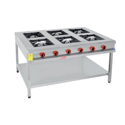 Himaksan TBOG 1510 CE 6 Lı Taban Raflı Ocak Gazlı Lpg-Ce