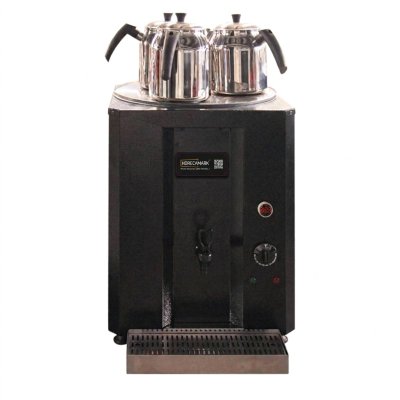 Horecamark CAY01 E11 Çay Makinesi 3 Demlikli Elektrikli 40 Litre Siyah