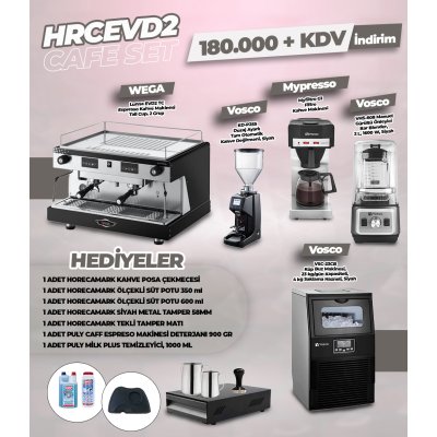 Horecamark HRCEVD2 Cafe Set ( Wega Lunna EVD2TC )