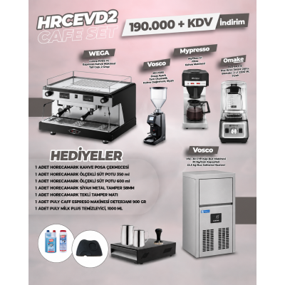 Horecamark HRCEVD2 Cafe Set ( Wega Lunna EVD2TC )