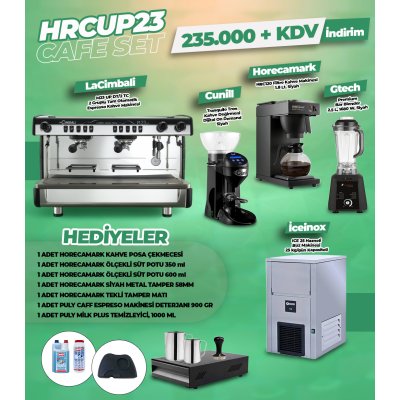 Horecamark HRCUP23 Cafe Set ( La Cimbali M23 )